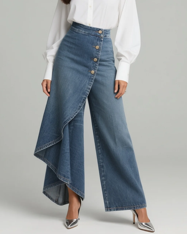 Audrey | Jeans med Zipper