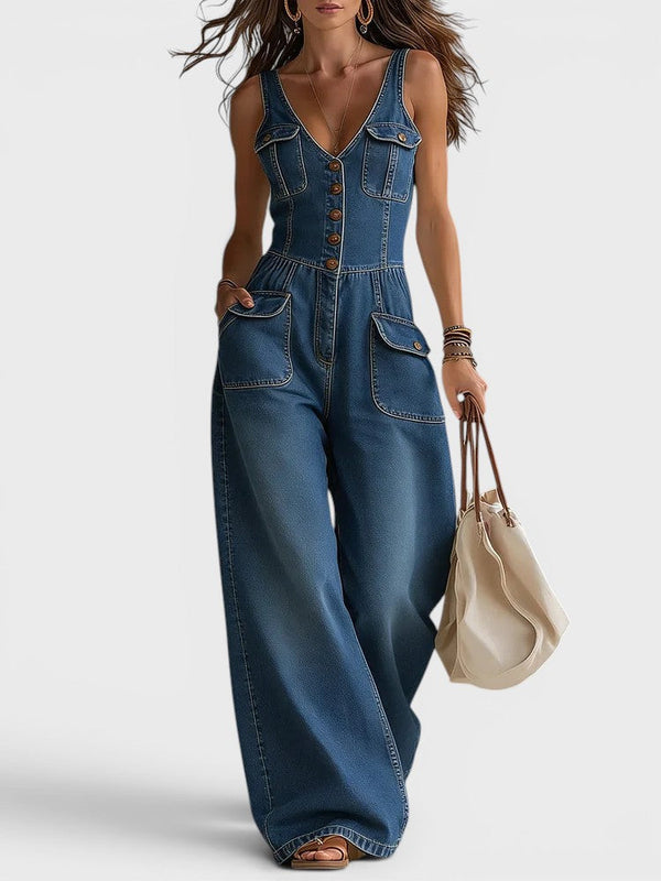 Sophie | Afslappet Denim Overall